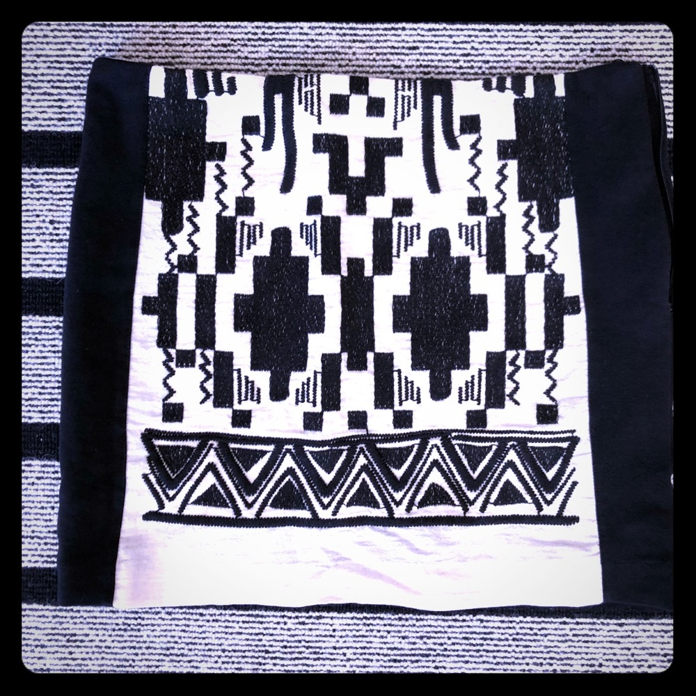 Zara print skirt